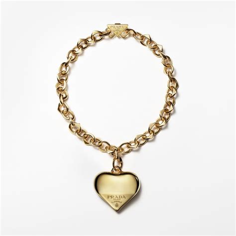 prada necklace heart|buy prada bracero.